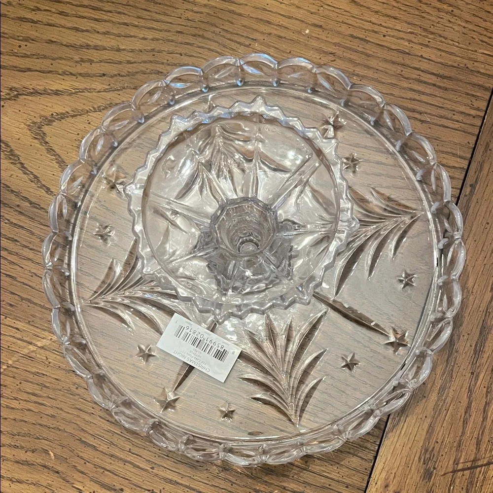 Celebrations Mikasa Christmas‎ Night Footed Cake Stand